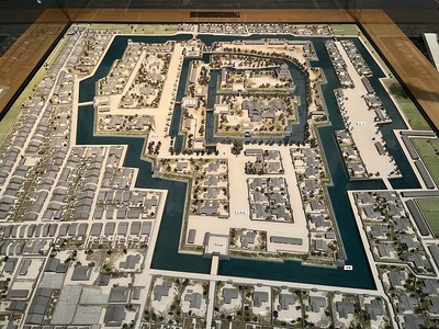 高槻城復元模型