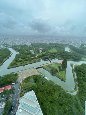 五稜郭タワーより