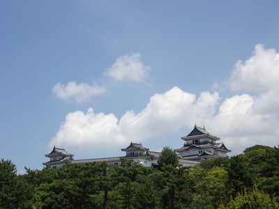 県庁前歩道橋から