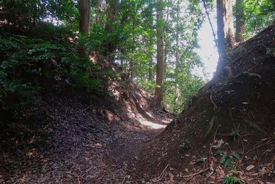 百地丹波城 主郭（郭C）北東虎口