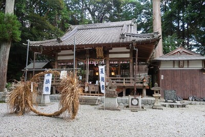 吉田氏城 曲輪跡に建つ木代神社