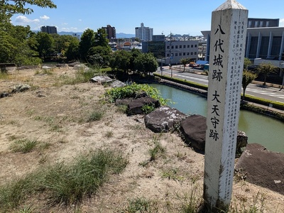 大天守跡と水堀