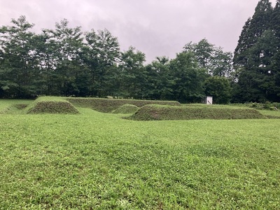 陣屋の北西100m程にある火薬庫の土塁