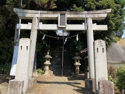 佐江戸城　城跡の杉山神社