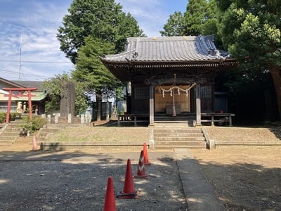 佐江戸城　杉山神社拝殿