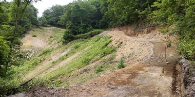 復旧した登山道