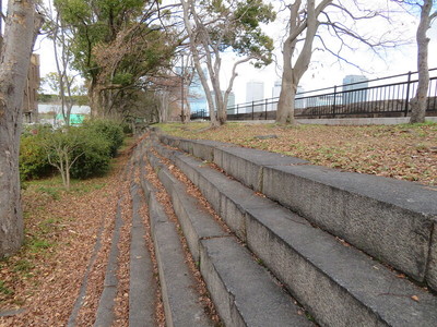 南東隅櫓～馬印櫓間の多聞櫓跡