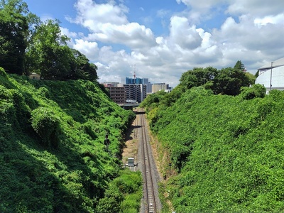 水戸城 大堀切