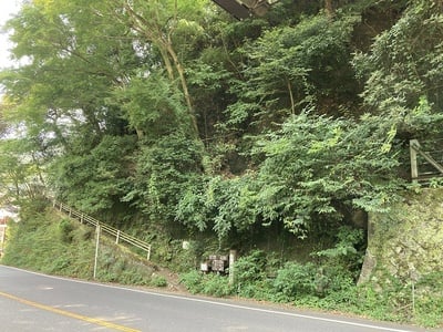 湯坂路ハイキングコース入り口遠景