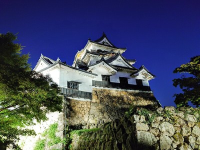 夜間公開の天守