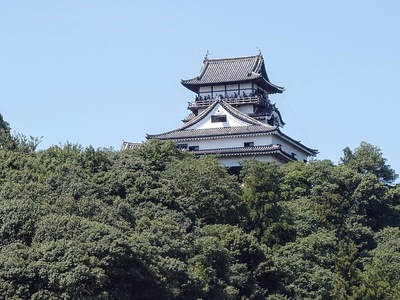 木曽川から見た天守