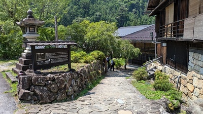 妻籠宿の枡形