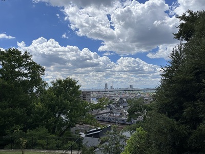 東屋からの眺望