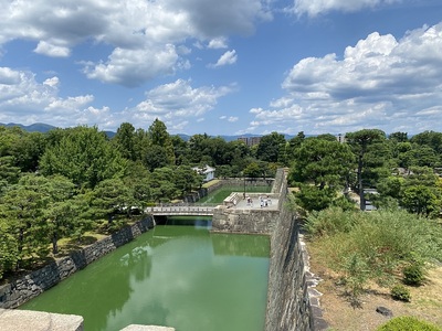 天守跡からの眺望(北)