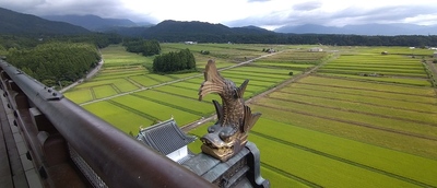 天守からの遠景