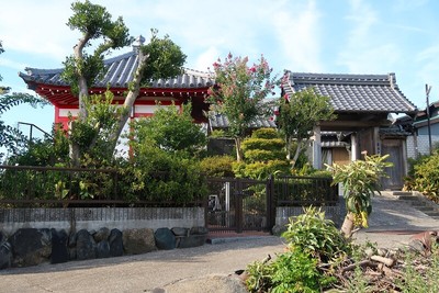 常滑城 城域西端の丘に建つ正法寺