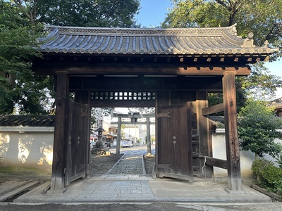 膳所神社境内から見た元大手門