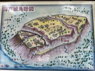 城跡鳥瞰図