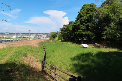 上津部田城 主郭風景