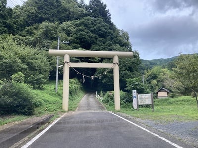 西金砂神社麓の鳥居