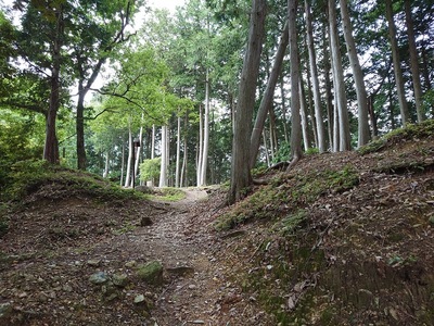 本丸の桝形虎口