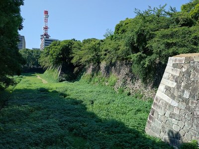 二之丸東側の水堀