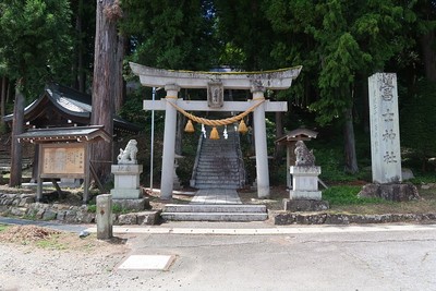 中山城 登城の起点となる富士神社