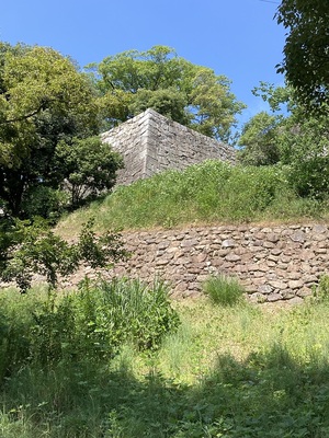 南東山麓の石垣