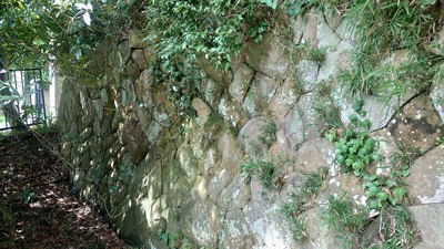 神社裏の石垣