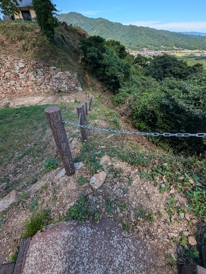 当時の本丸への登山道