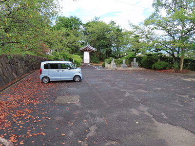 城山寺の駐車場