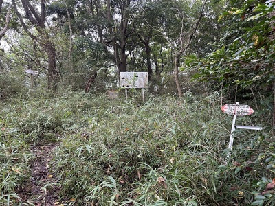 鐘転山山頂の本丸