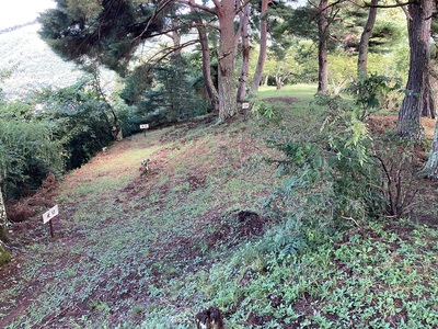 二の郭〜三の郭跡