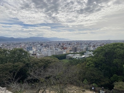 松山城からの景色