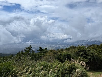 主郭からの富士山方面