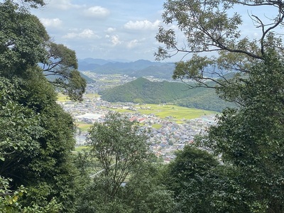 八幡宮跡からの眺望