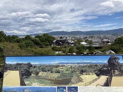 天守台より(東大寺、興福寺方面)