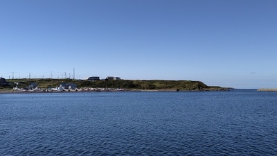 チャシ跡遠景