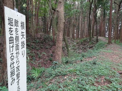 横矢掛かりの堀