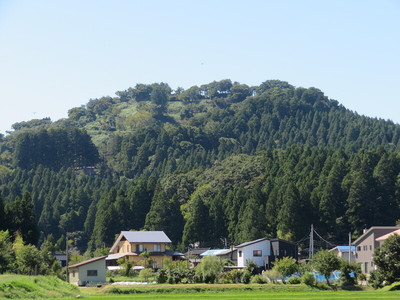 春日山城（東から）