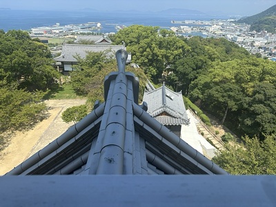 天守北側の眺望