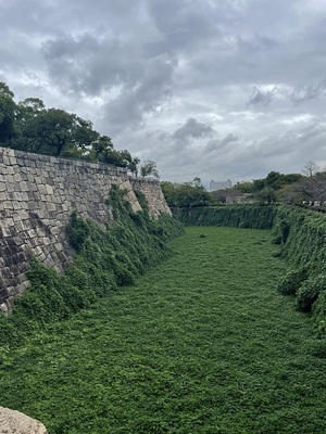 本丸の空堀