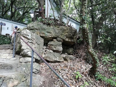 岐阜城 二の門石垣(織田期)