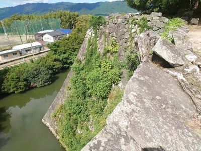 上から眺める高石垣