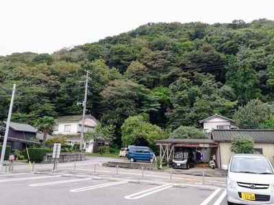 村上城遠景(臥牛山)