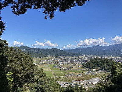 越前大野城と大野市街