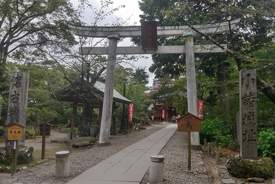 小諸城址 懐古神社の鳥居