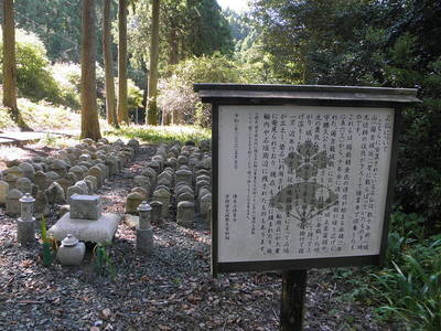 徳賞寺手前の石仏