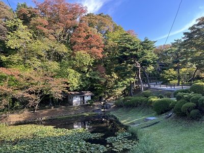 千秋公園入口付近