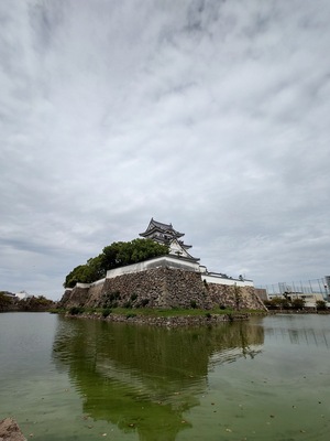 岸和田城　犬走